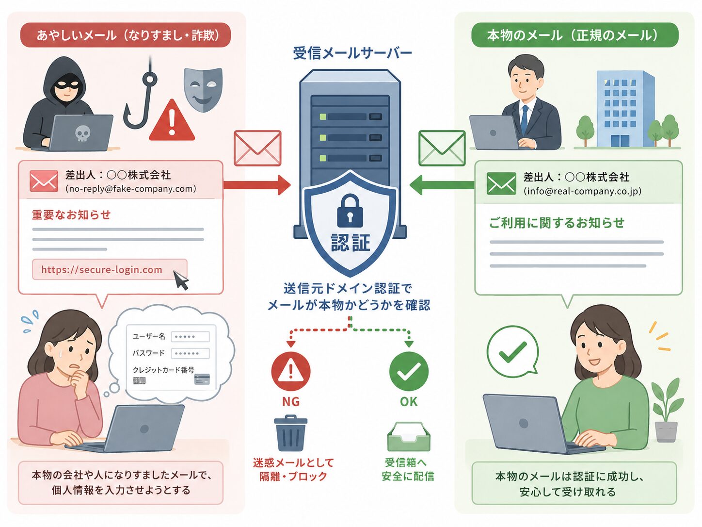 送信ドメイン認証はなぜ必要なのか