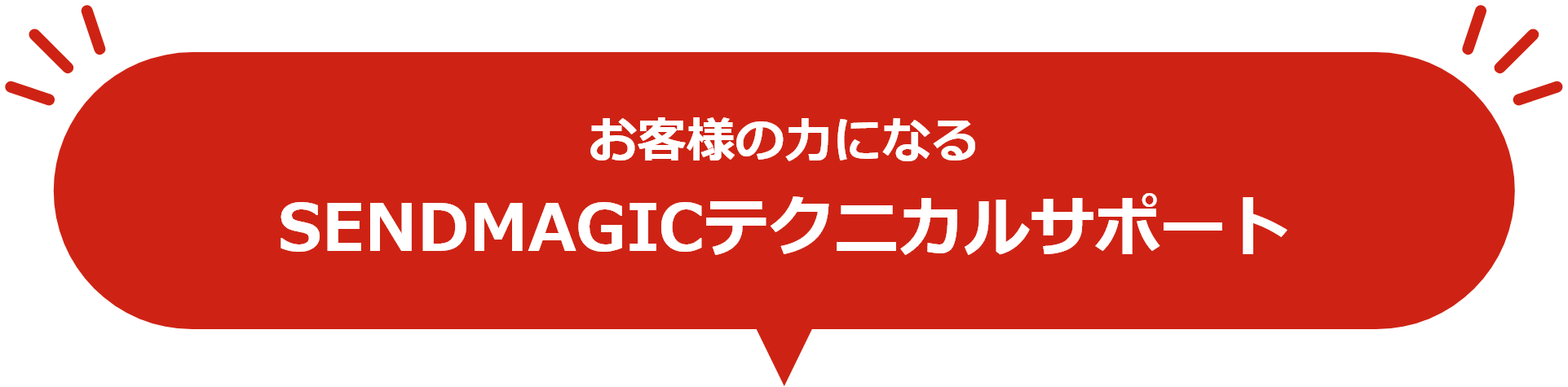 お客様の力になるSENDMAGICテクニカルサポート